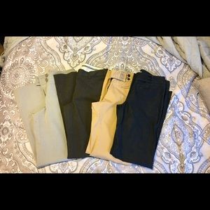 Bundle of 4 dress pants